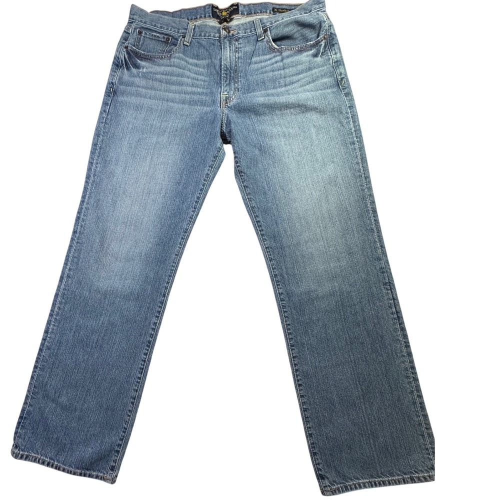 Lucky Brand 361 Vintage Straight Jeans Mens 36x32 Blue Denim 100% Cotton 9518600